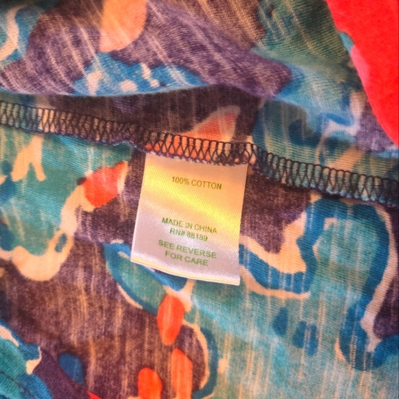 Lilly Pulitzer Reef Me Up XS Cotton Tunic - Picture 9 of 9